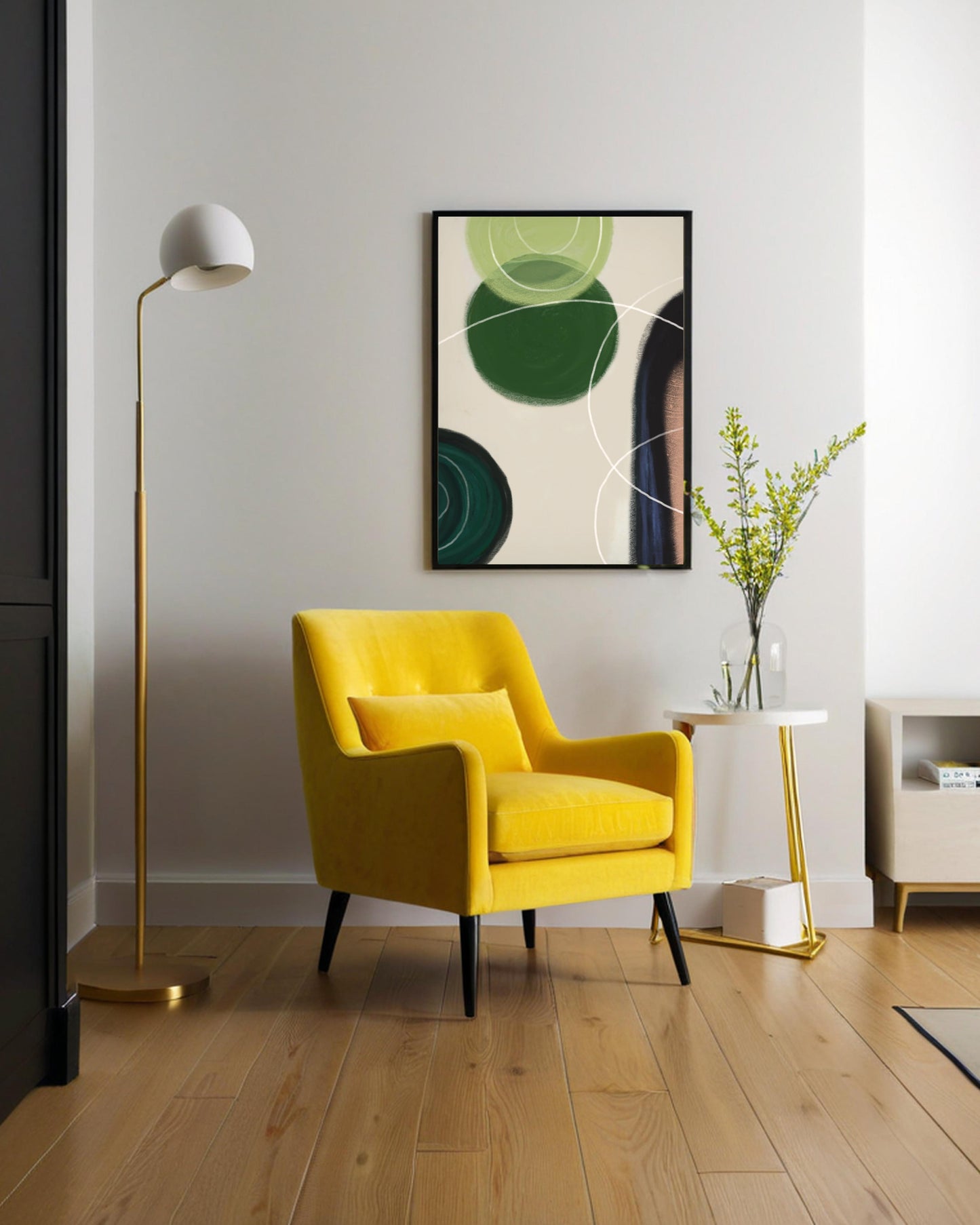 「Geometric Patterns03」Framed Canvas Print Wall Art 多彩抽象幾何圖案 裝飾畫客廳 玄關 臥室