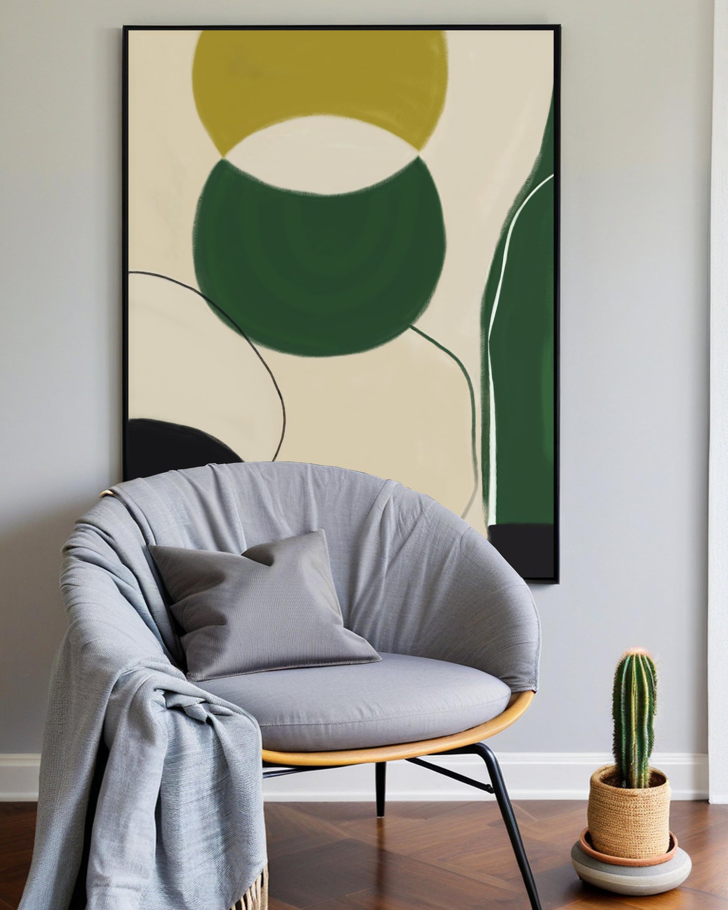 「Geometric Patterns01」Framed Canvas Print Wall Art 多彩抽象幾何圖案 裝飾畫客廳 玄關 臥室