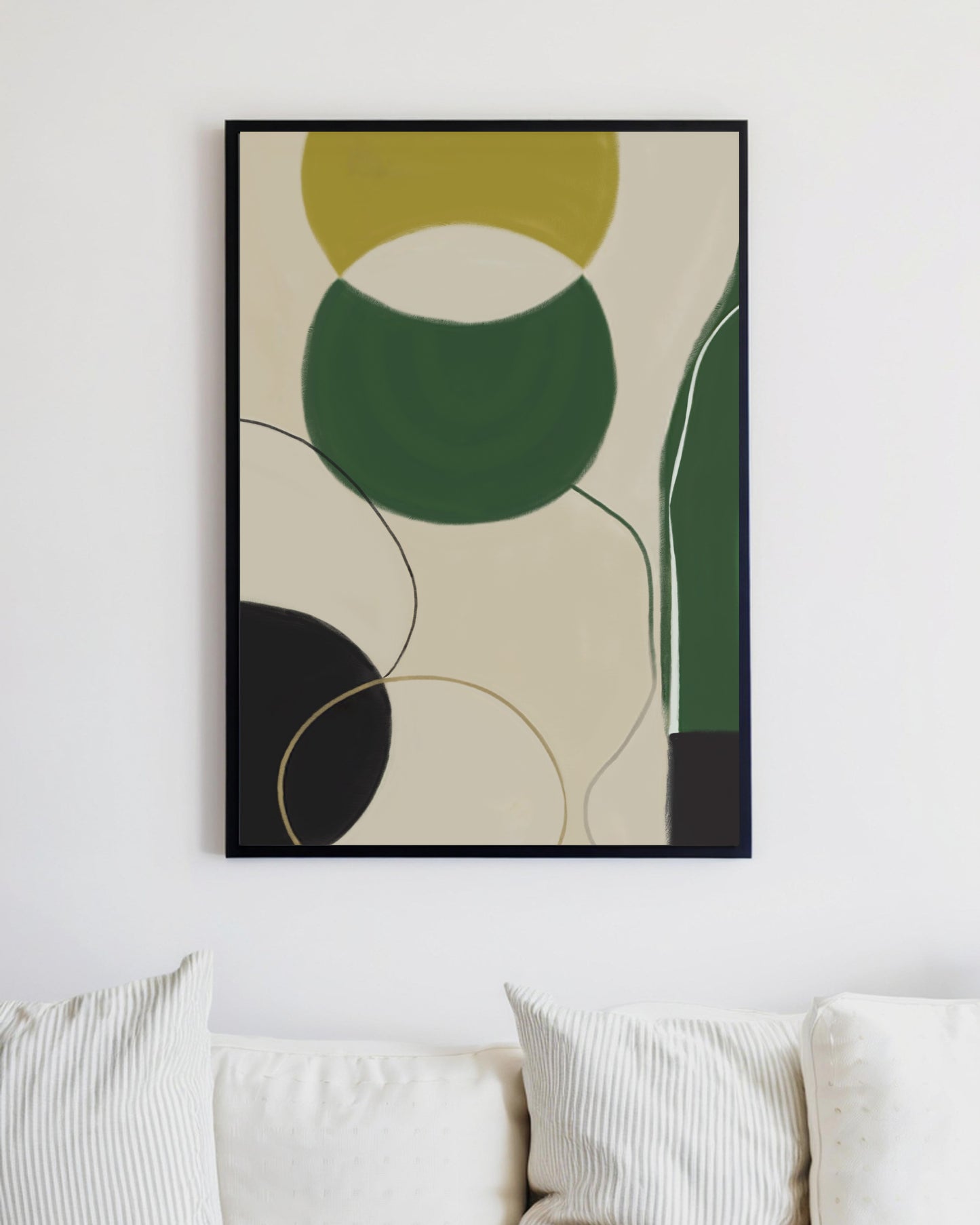 「Geometric Patterns01」Framed Canvas Print Wall Art 多彩抽象幾何圖案 裝飾畫客廳 玄關 臥室