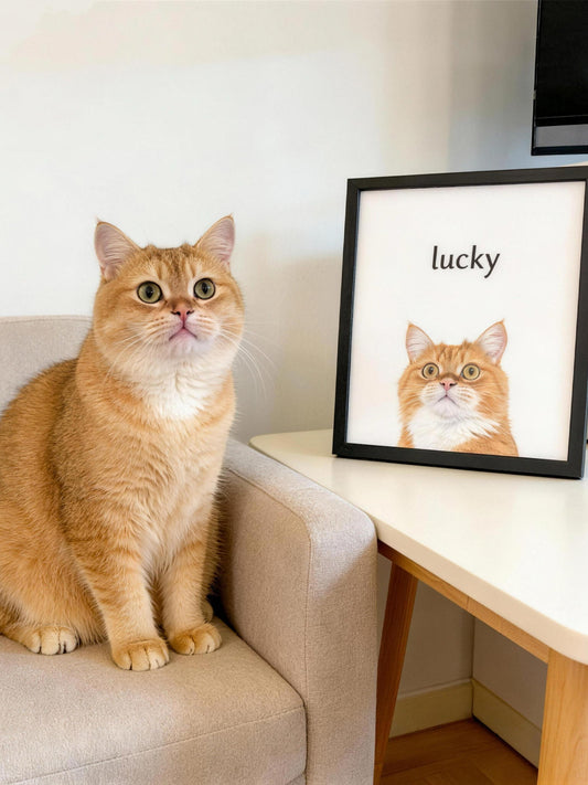 Hand-painted 4 Pet Portraits and more